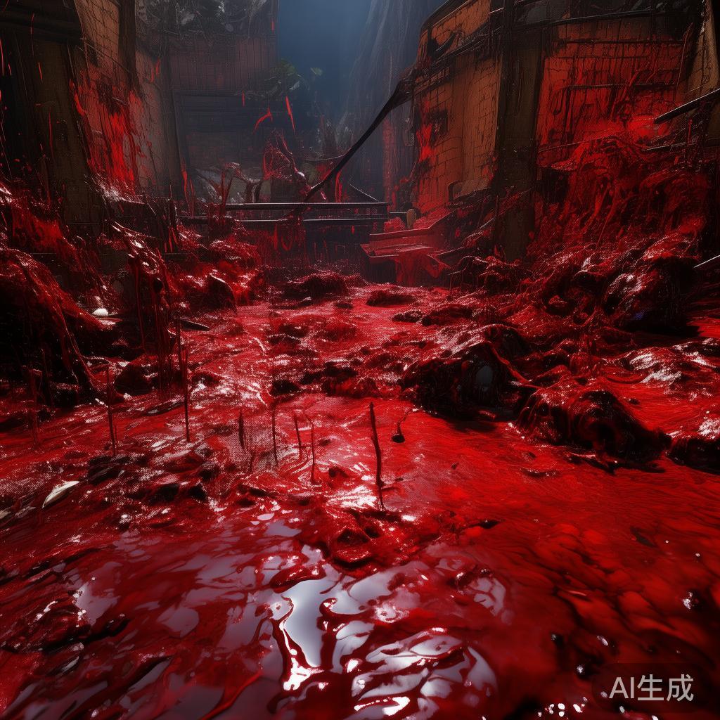 血之传说作为一款PG级别的血腥游戏，充分利用了鲜明